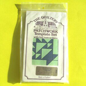Vintage patchwork template set GRAPE BASKET